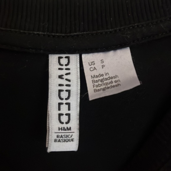 Divided H&M Black Crop Top - Picture 4 of 4